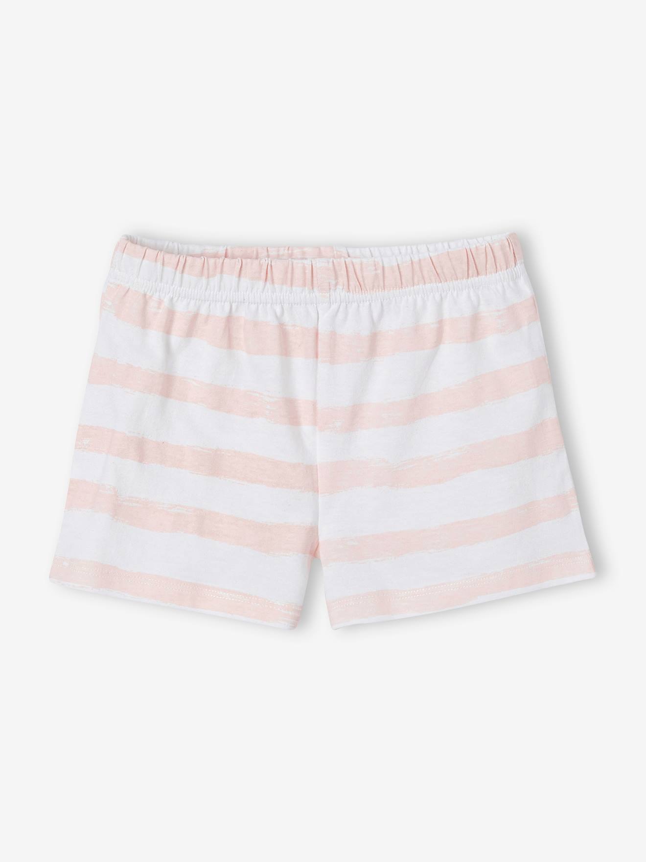 Pijama curto listrado rosa para meninas da DS® Stitch