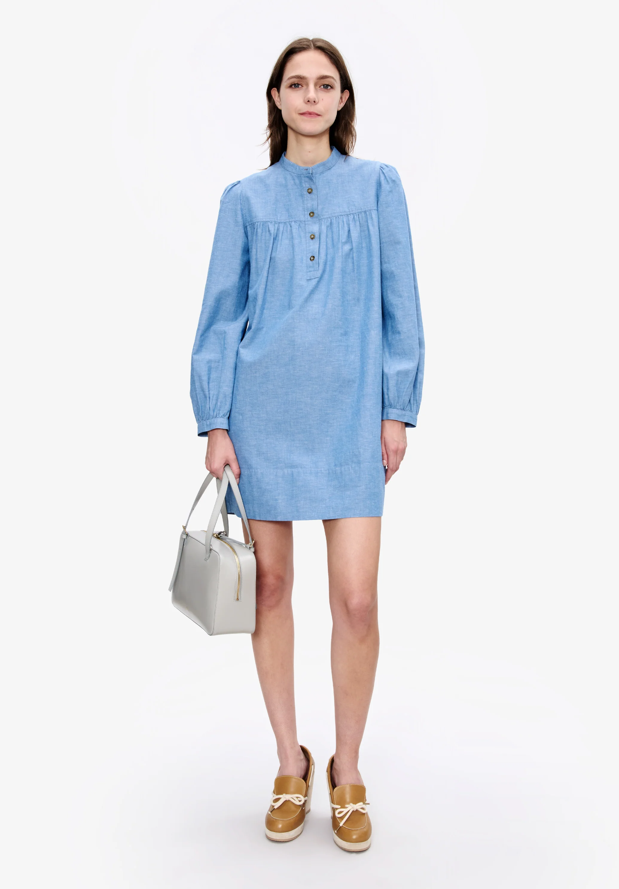 Robe Baby Doll - Bleu