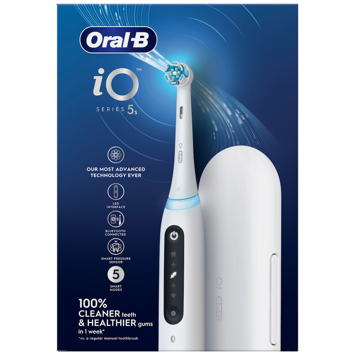 Oral-B iO 5s elektrisk tannbørste 414926 (quite white)
