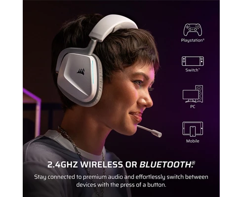 Corsair VOID WIRELESS v2, White – WW
