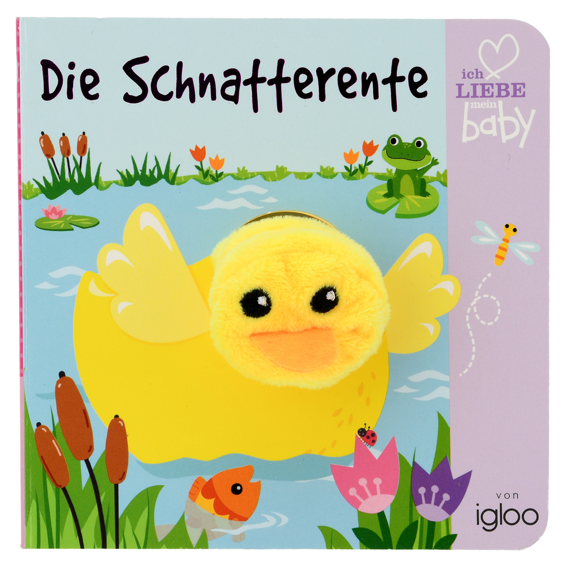 Topomini Baby Fingerpuppenbuch Die Schnatterente gelb / bunt
