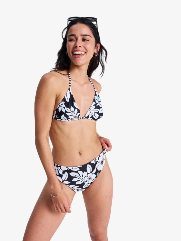 Summer Surf RV Moderate Bas de bikini réversible Noir Femme