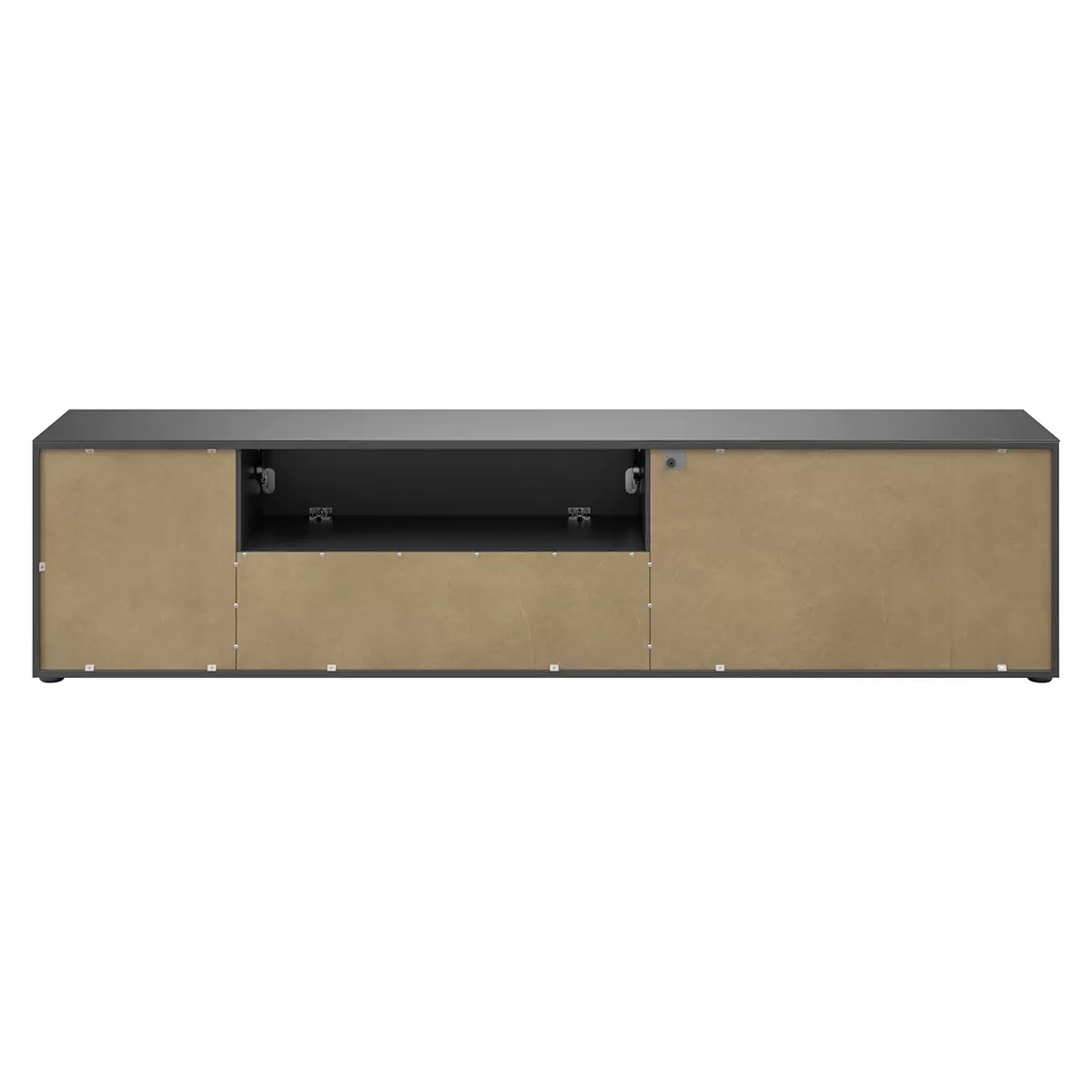 Lowboard 2T1K1S Style Schwarz