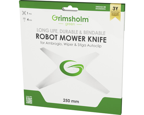 Mes voor STIGA Autoclip, TechLine, Ambrogio & Wiper 25 cm
