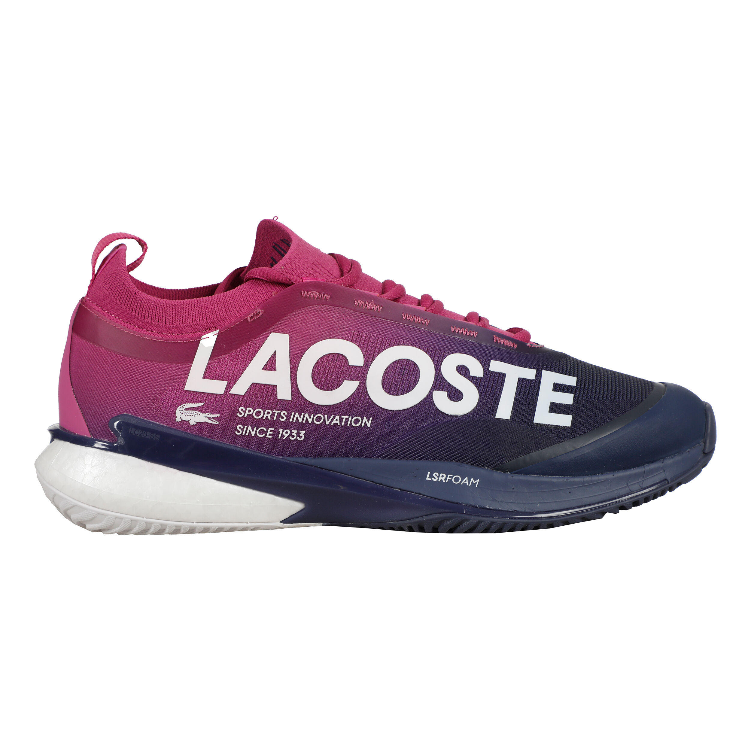 Lacoste AG-LT LITE Chaussure Terre Battue Hommes - Pink , Bleu Foncé