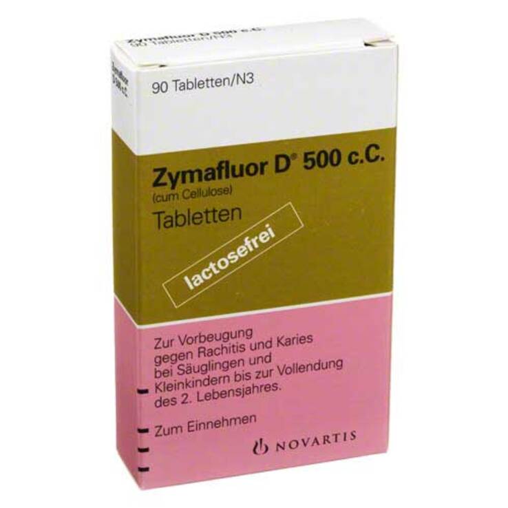 Zymafluor D 500 C C Tabletten, 90 St