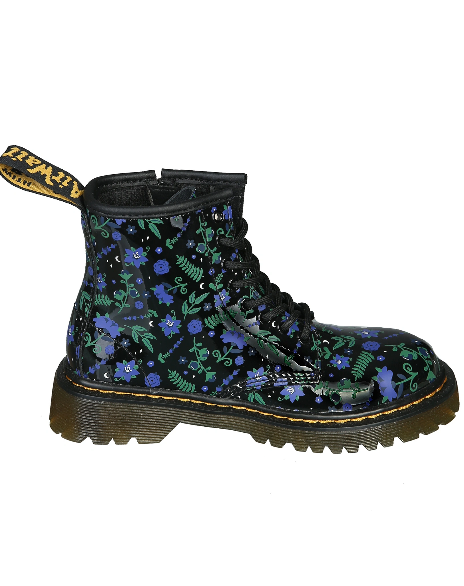 Schnürstiefel J MYSTIC GARDEN in black/blue/green