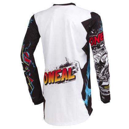 Maillot cross O'Neal ELEMENT YOUTH - VILLAIN - WHITE - Blanc