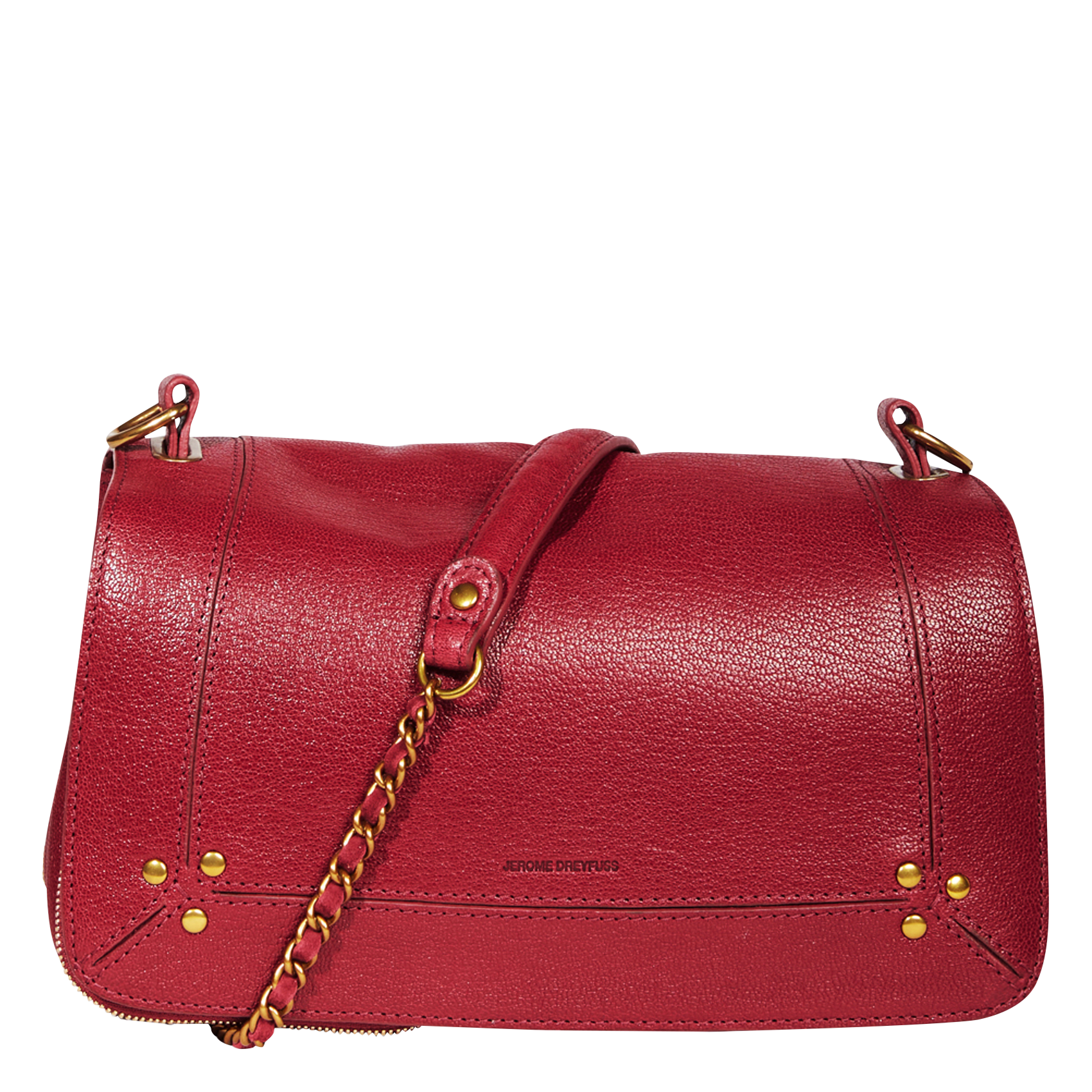 BOBI - Sac bandoulière en cuir | Rouge