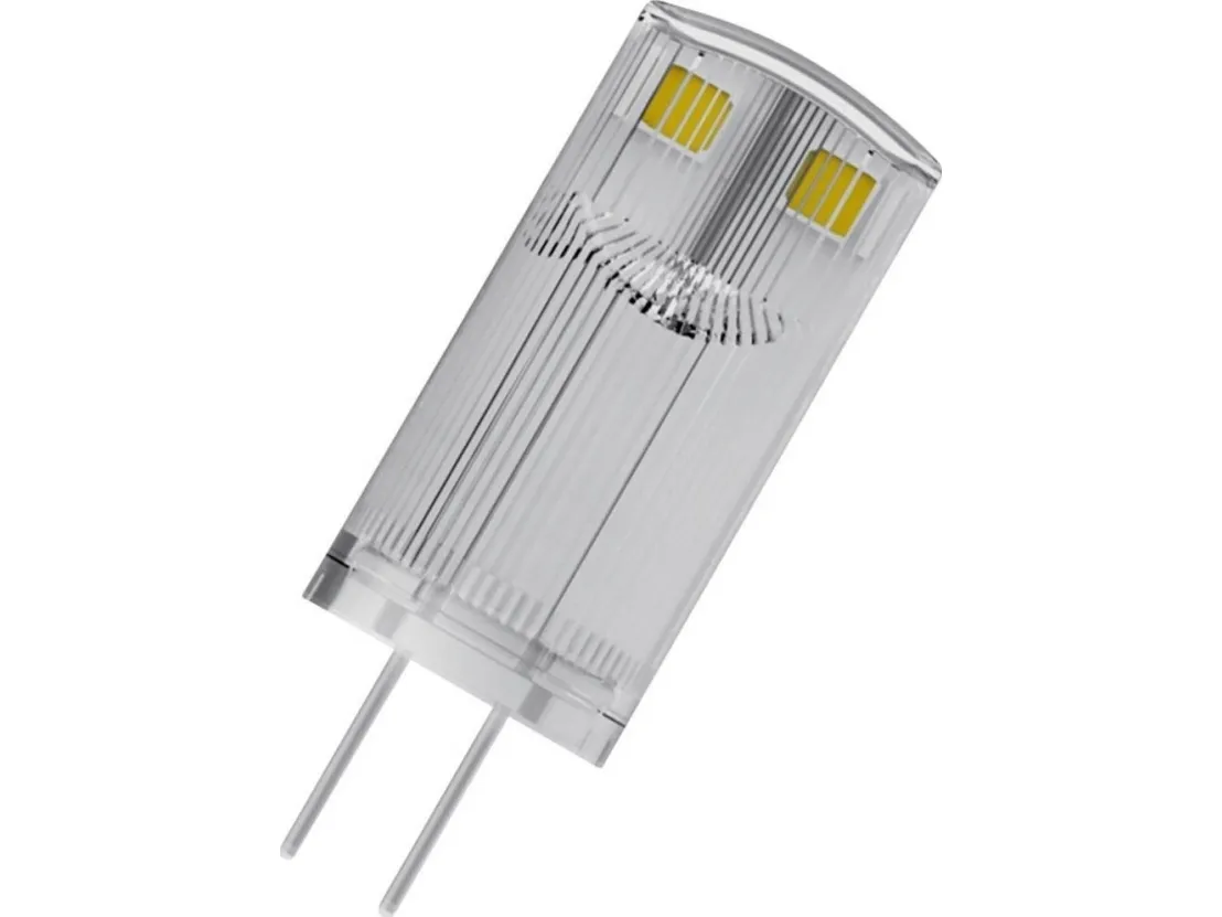 OSRAM PIN 10 - LED - form: T12 - G4 - 0.9 W (tilsvarende 10 W) - klasse F - varmt hvidt lys - 2700 K