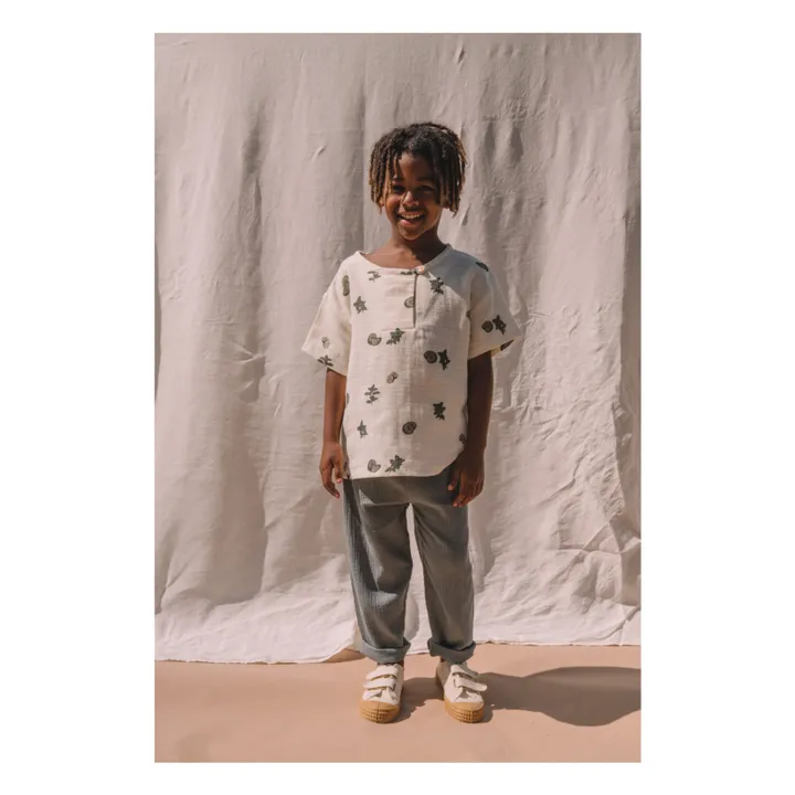 Studio Bohème T-shirt Orso Fraîcheur Gaze de Coton | Ecru