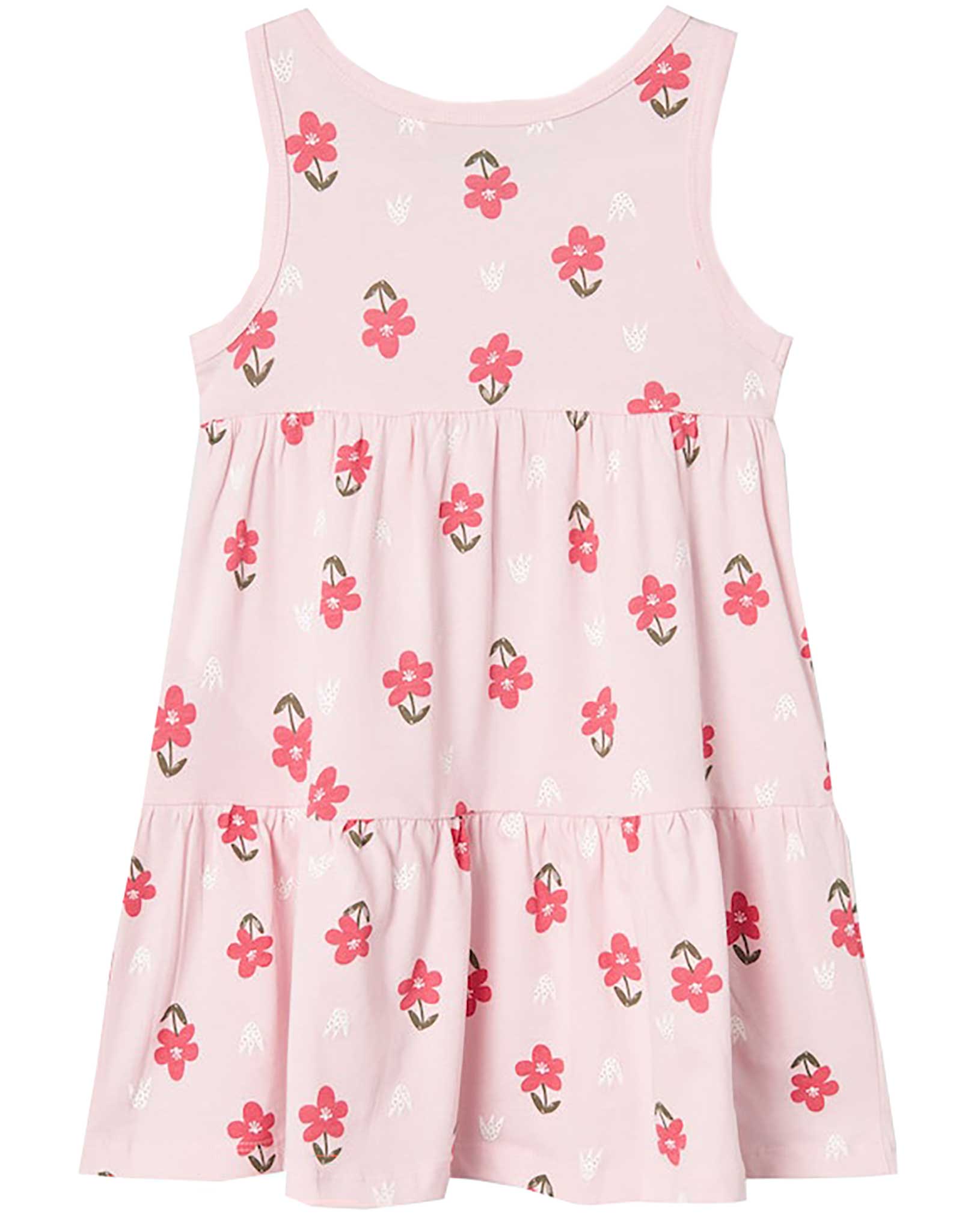 Kleid NMFVIGGA SPENCER LITTLE FLOWERS ärmellos in parfait pink
