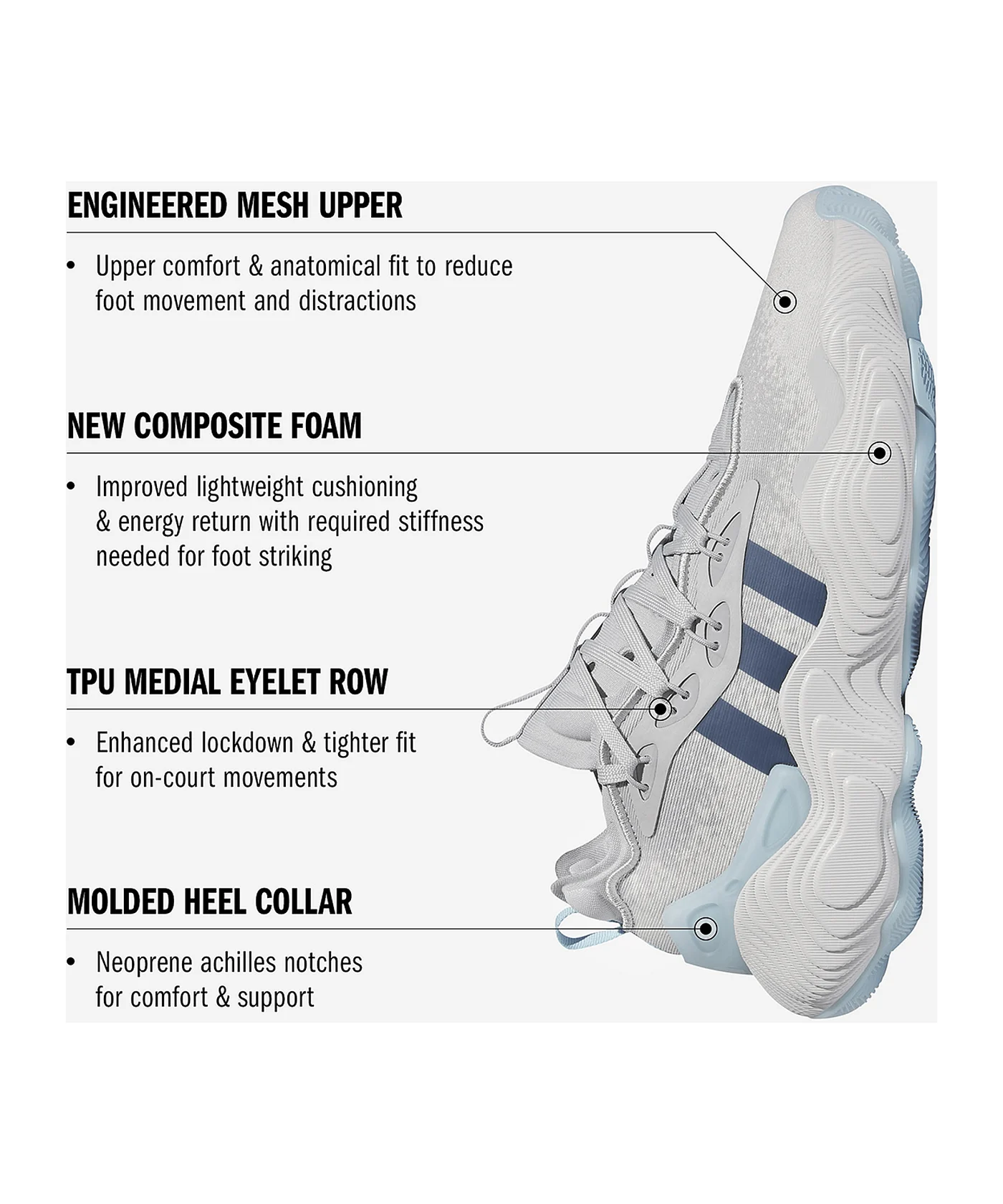 adidas Trae Young 3 Weiss Silber