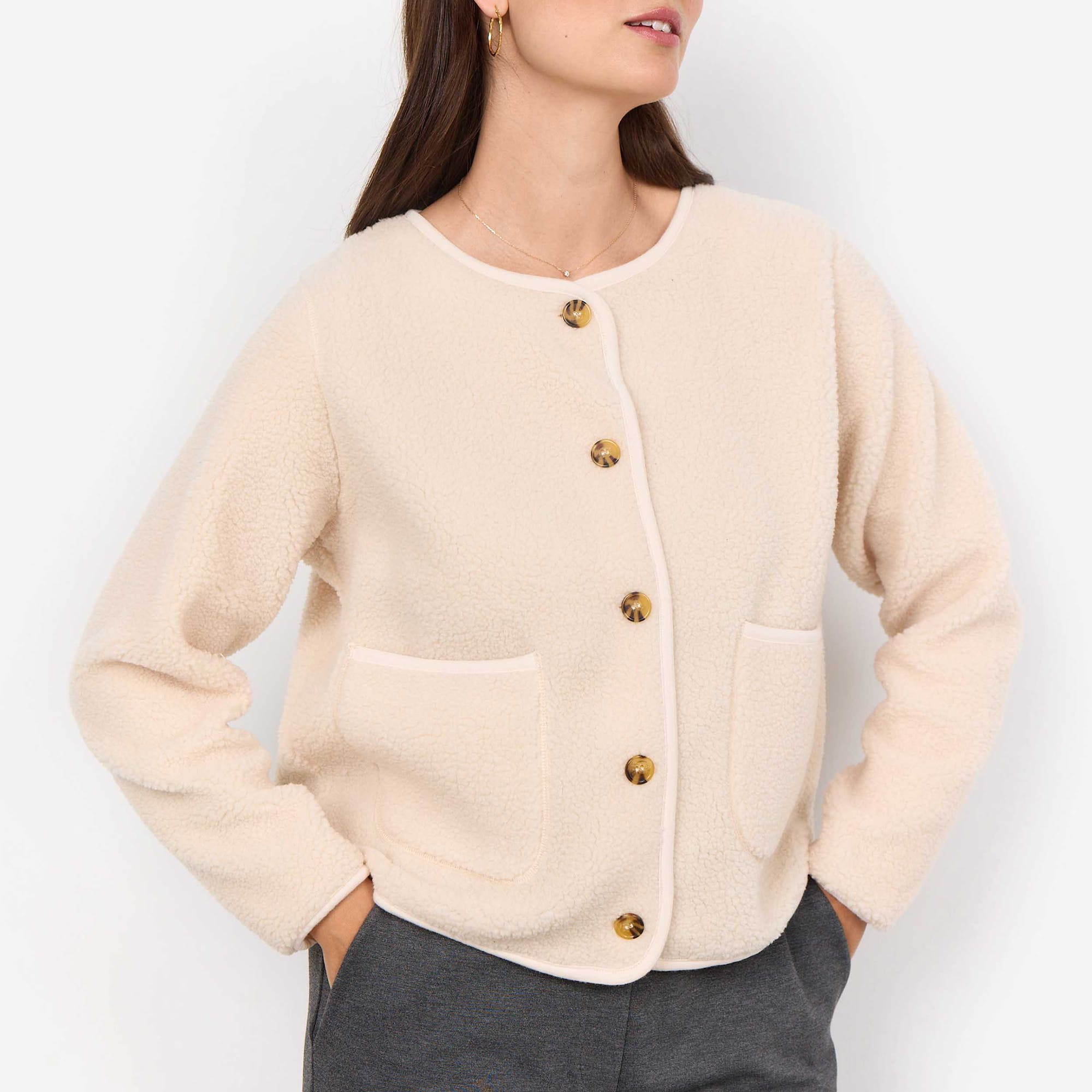 Gilet Femme ecru