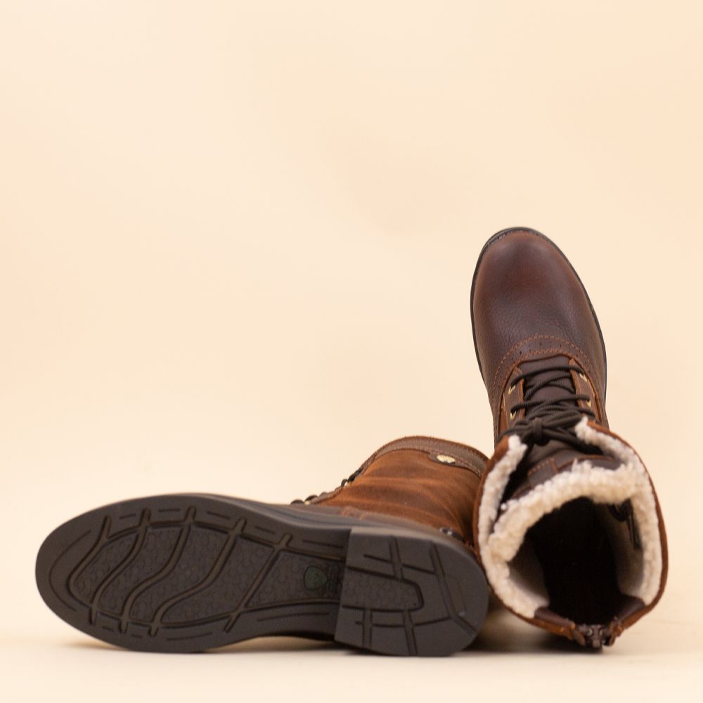 *gevoerd* Ariat waterproof boots Wythburn Tall H20 Brown