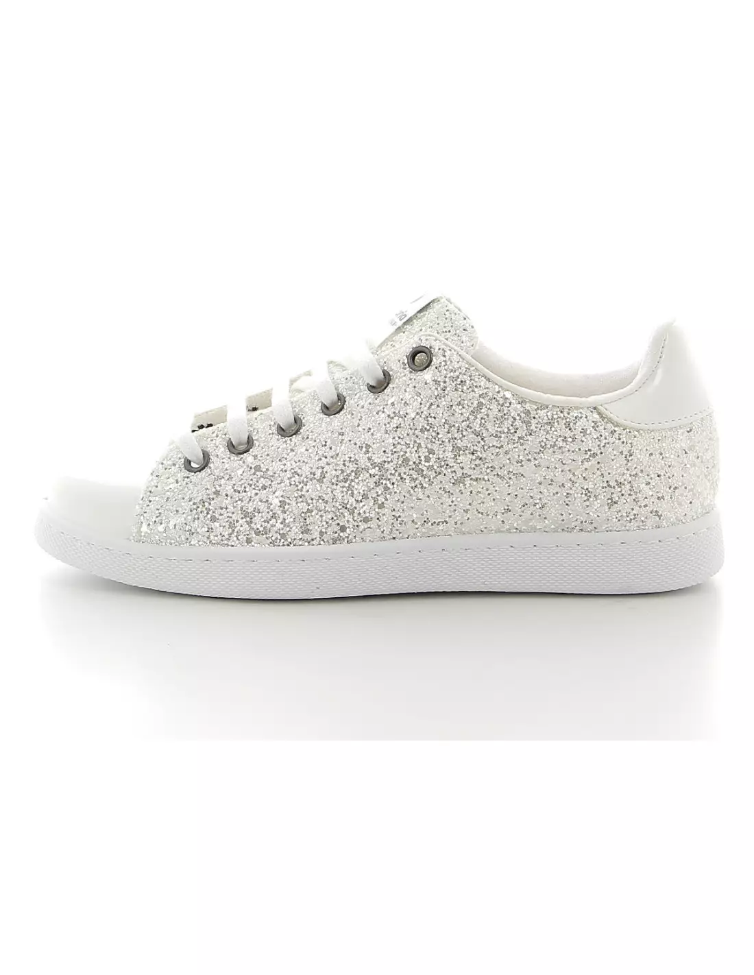 VICTORIA TENNIS GLITTER 112558 - Baskets Blanc