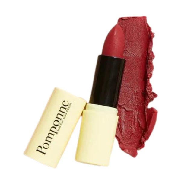 Pomponne Rouge à Lèvres Hydratant - Semi-mat - Nude Brun