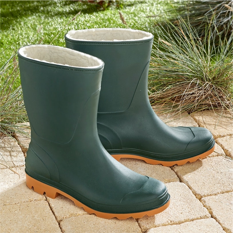 Bottes de jardin fourrées