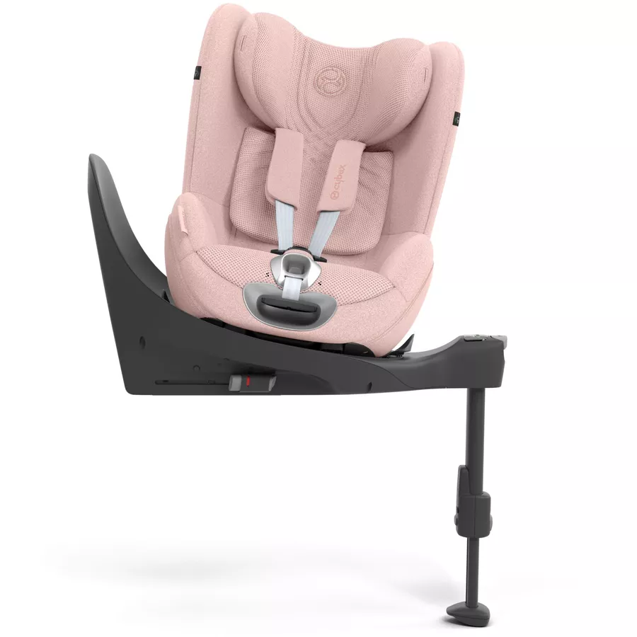 cybex PLATINUM Reboarder Sirona T I-Size Peach Pink Plus mit Basisstation Base T