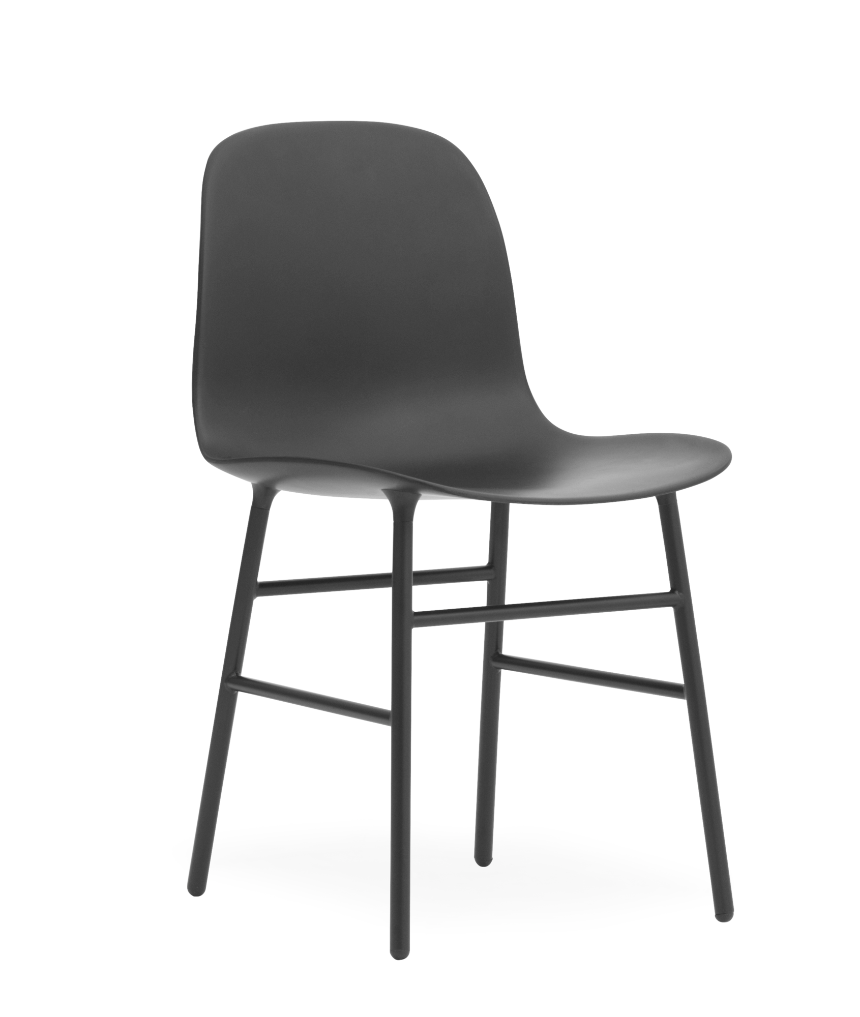 Eetkamerstoel Form zwart