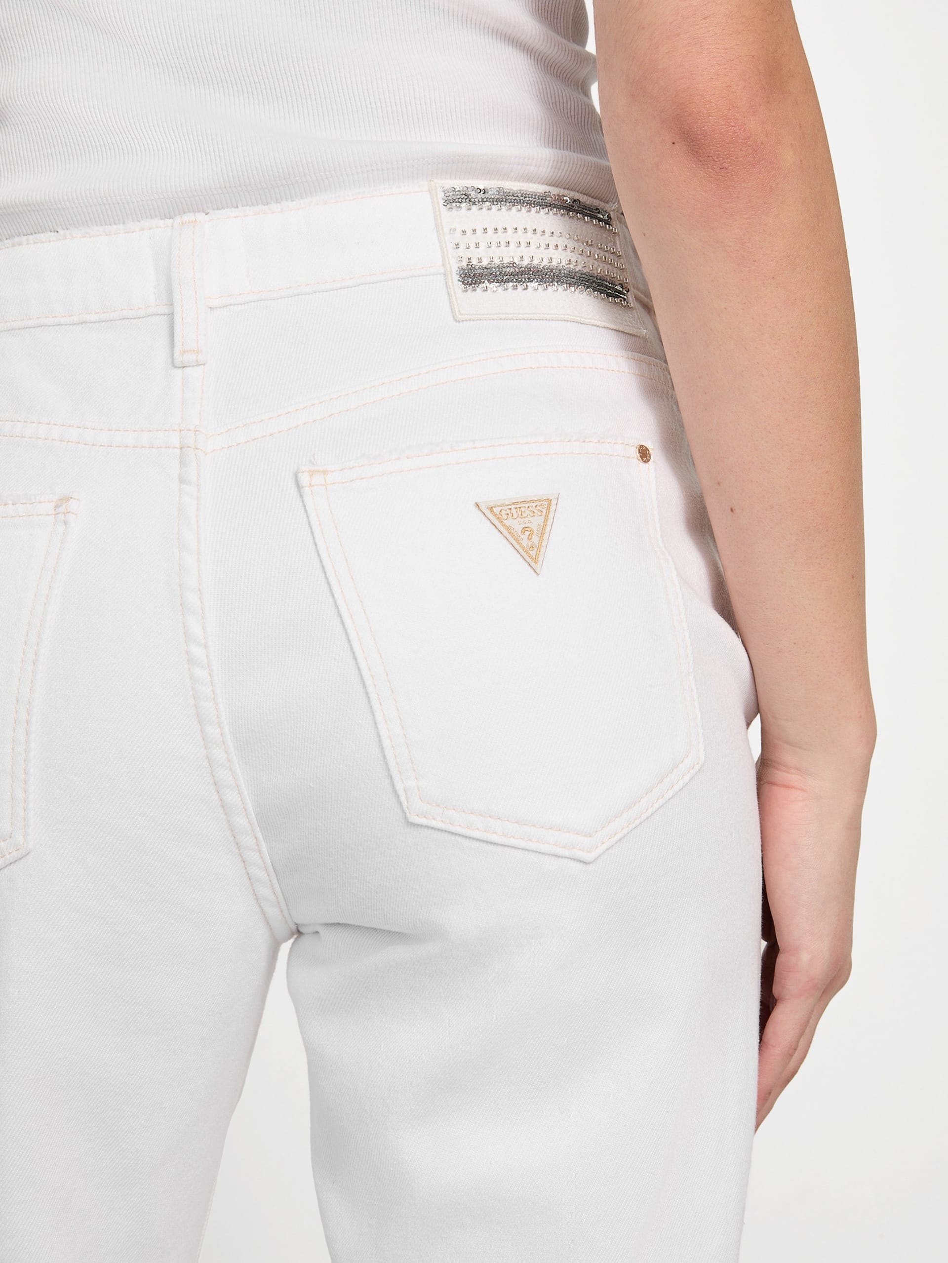 Calça jeans boyfriend de cintura alta Eco Celia