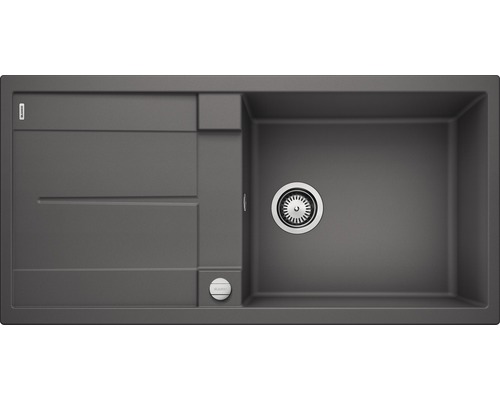 Blanco METRA XL 6 S spoelbak, 1000 x 500 mm, steengrijs, 518881