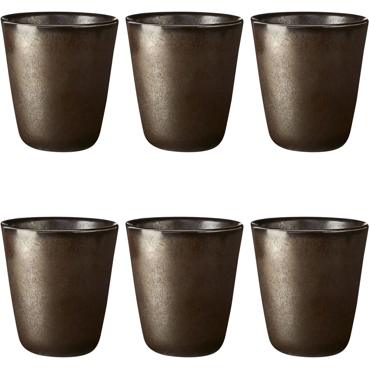 RAW kopp 6 stk Metallic Brown