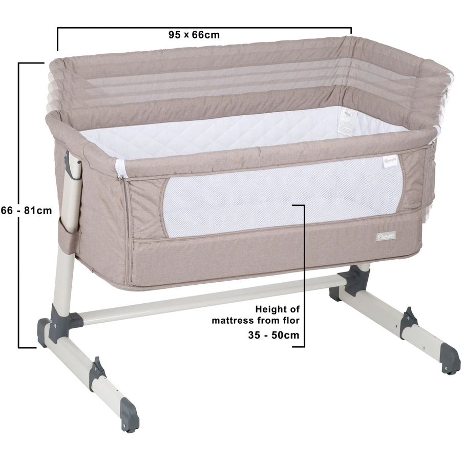 babyGO Beistellbett Together beige