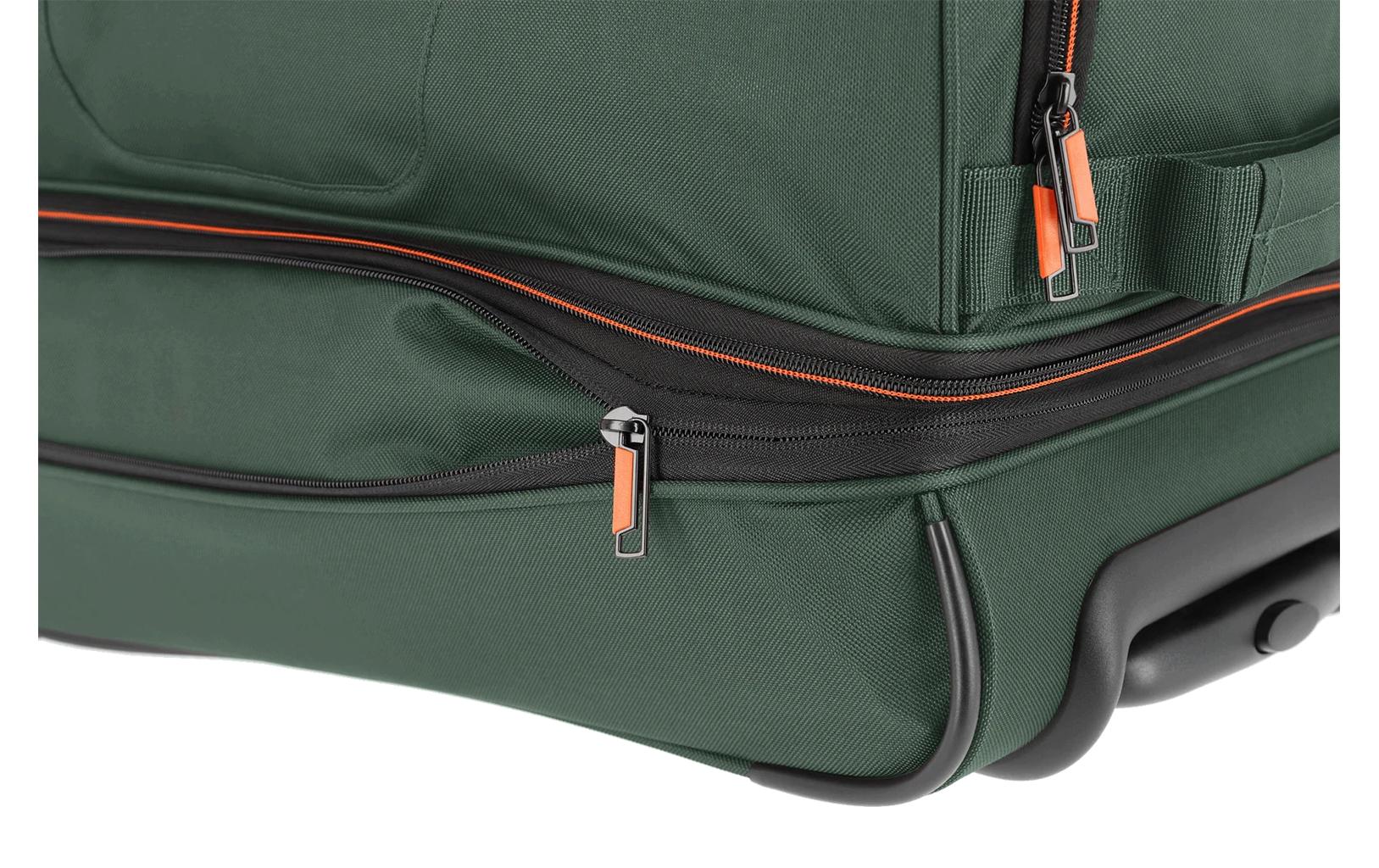 Basics Trolley Reisetasche S erweiterbar, DunkelgrünReisekoffer