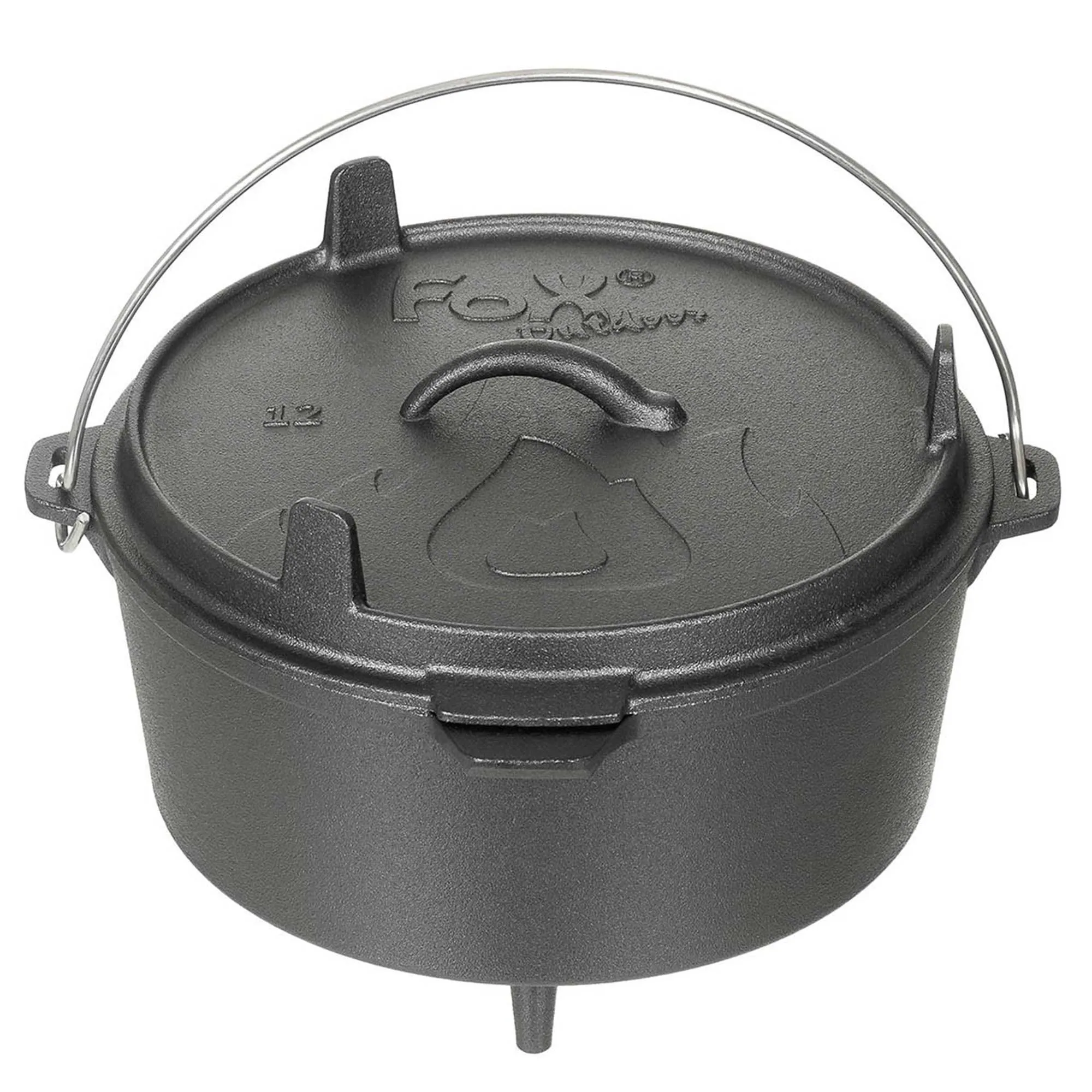 Fox Outdoor -  Feuertopf Dutch Oven Gusseisen 5.7 L