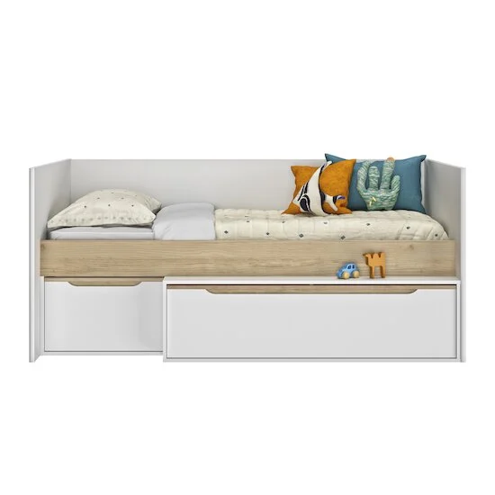 Céleste Lit compact évolutif 70x140 cm   Blanc        de               Galipette