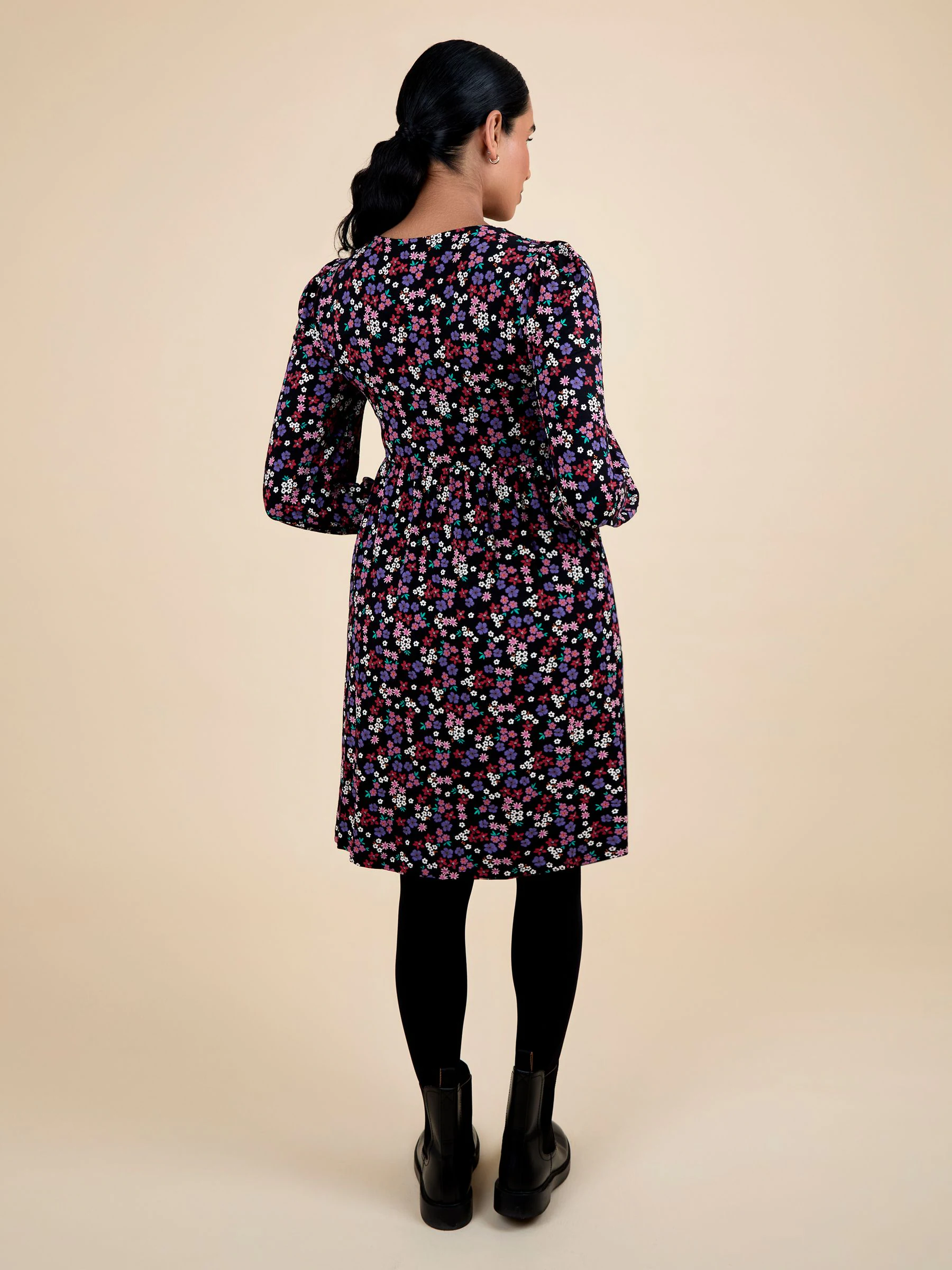 JoJo Maman Bébé - Zwangerschapsjurk met bloemenprint