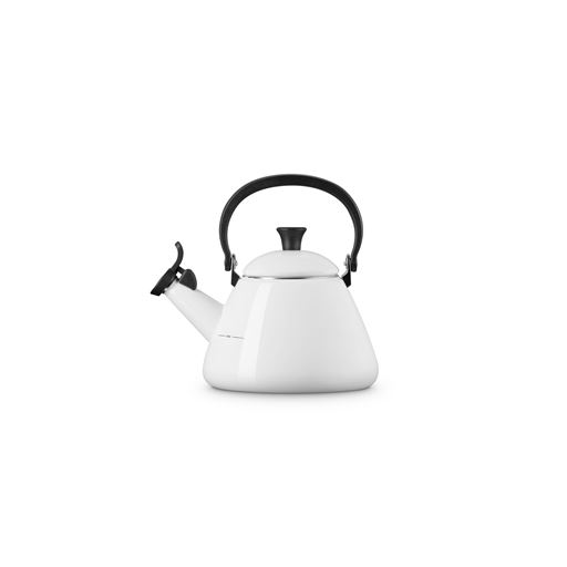 Le Creuset Kone Fløjtekedel, White, 1,6 L