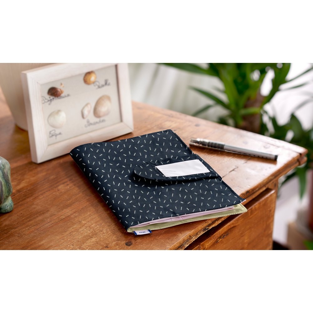 Protège Carnet De Santé Paille Argent Jean