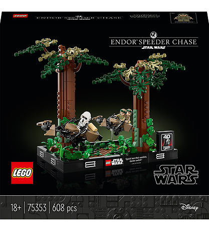 LEGO? Star Wars - Diorama Med Speederjagt P? Endor 75353 - 608 D