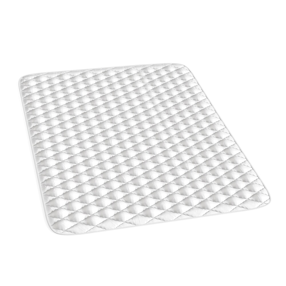 VitaliSpa Topper Matratzenschoner 160x200 cm Matratzen-Auflage weiß Microfaser