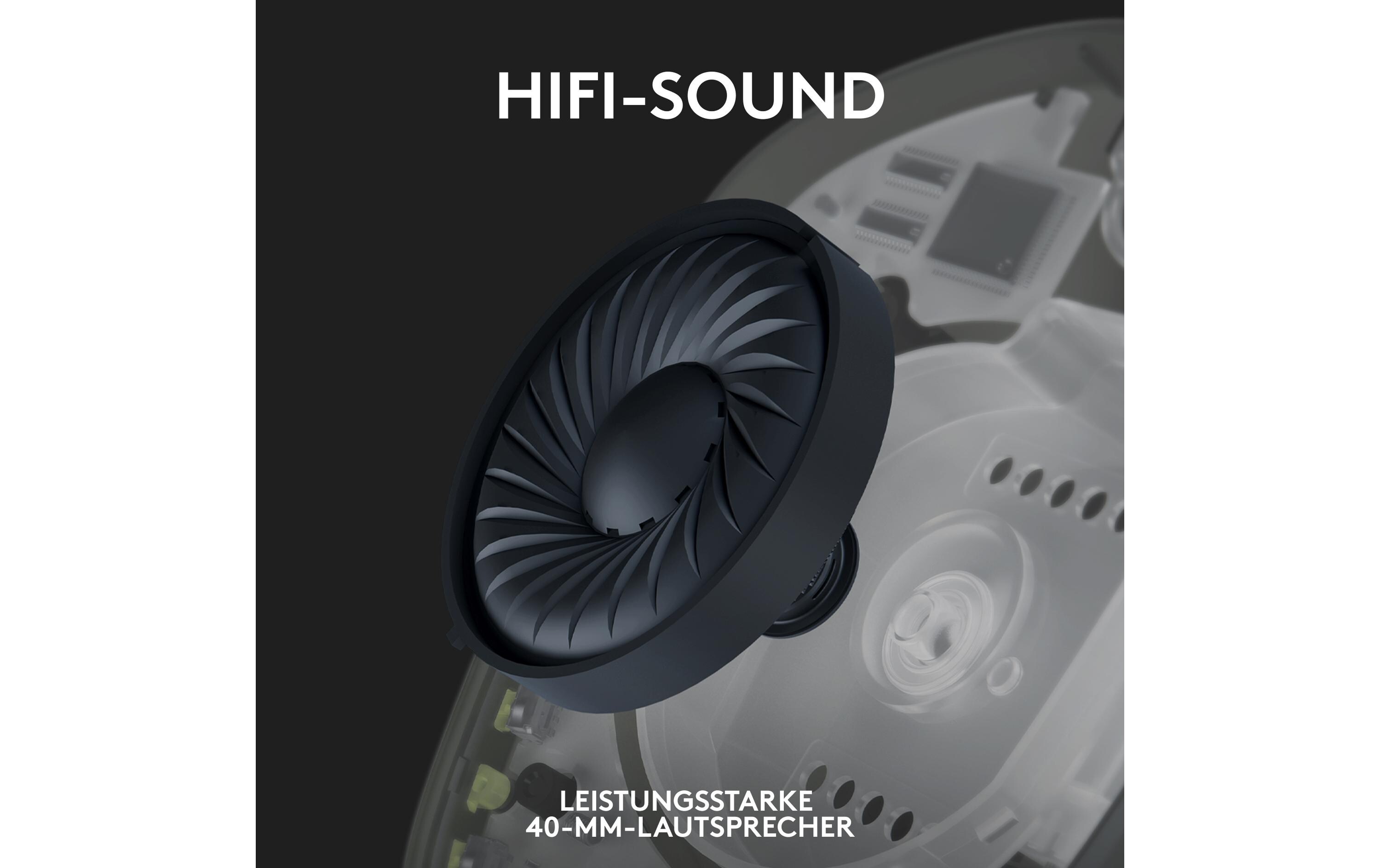 Headset G435 Gaming Lightspeed BlauKabelloses Gaming-Headset mit integrierten Beamforming-Mikrofonen und bis zu 18 Stunden Akkulaufzeit