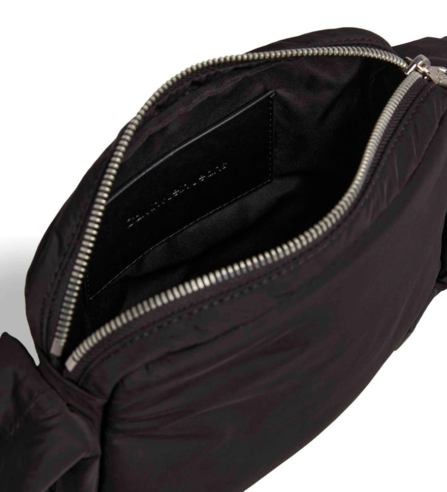 Bolsa de ombro preta Calvin Klein Jeans Block SQ