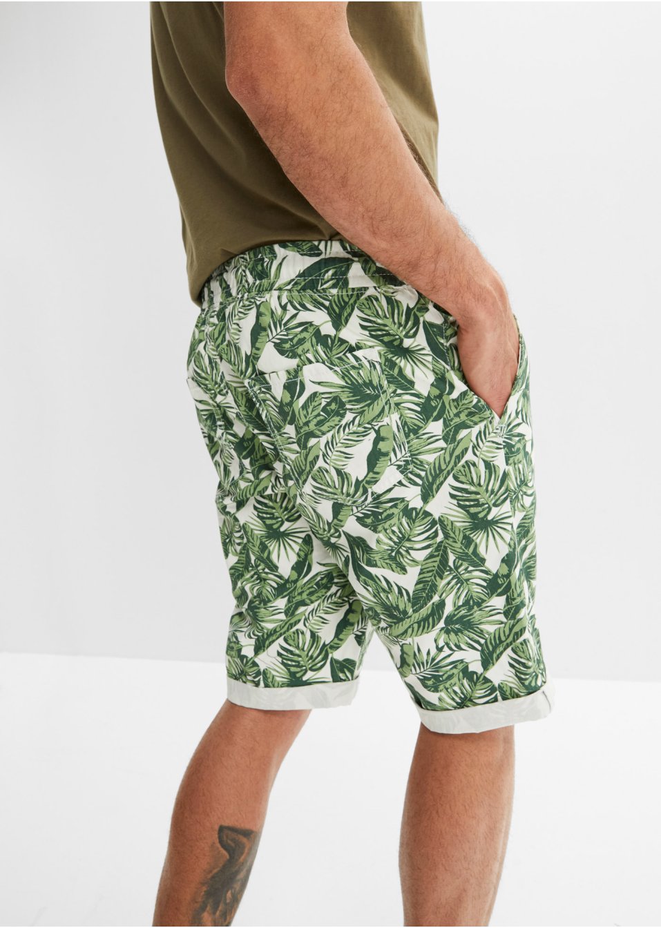 Lot de 2 bermudas taille extensible, Regular Fit
