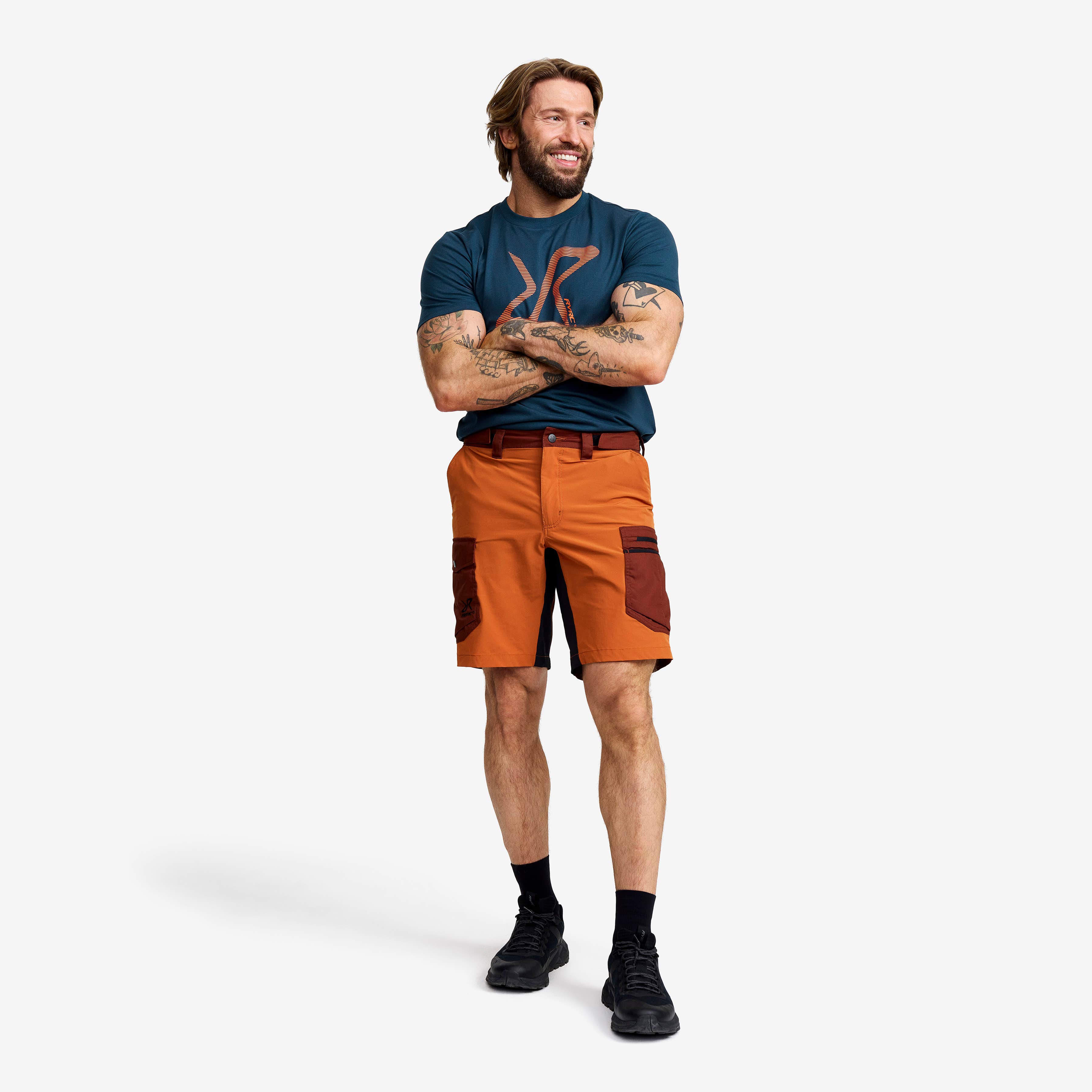 Rambler Lightweight Pro Shorts Herre Terracotta Brown/Smoked Paprika