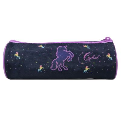 Trousse ronde Cybel - 1 compartiment - bleu - Bagtrotter
