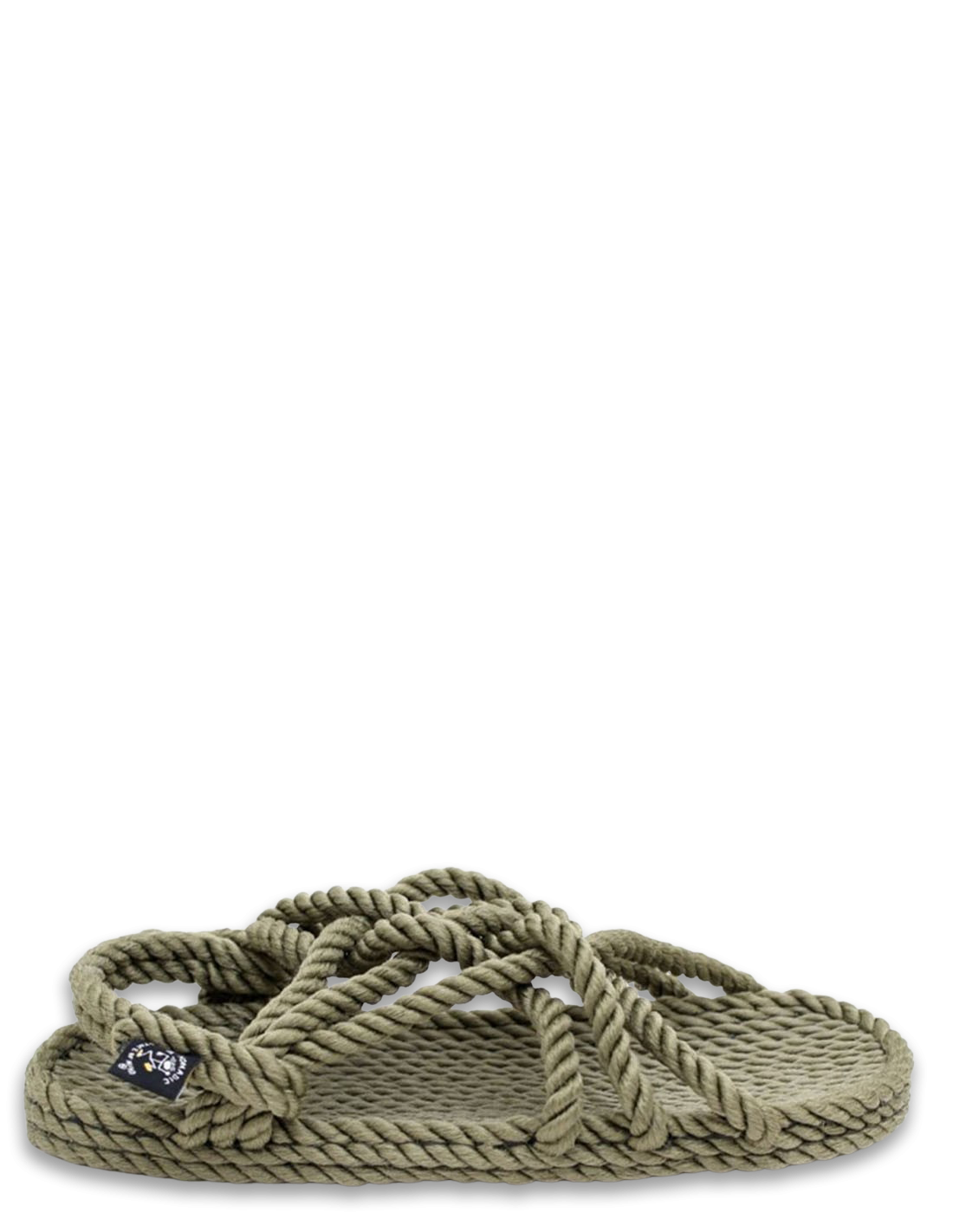 nomadic Sandales femme jc sage green en corde kaki
