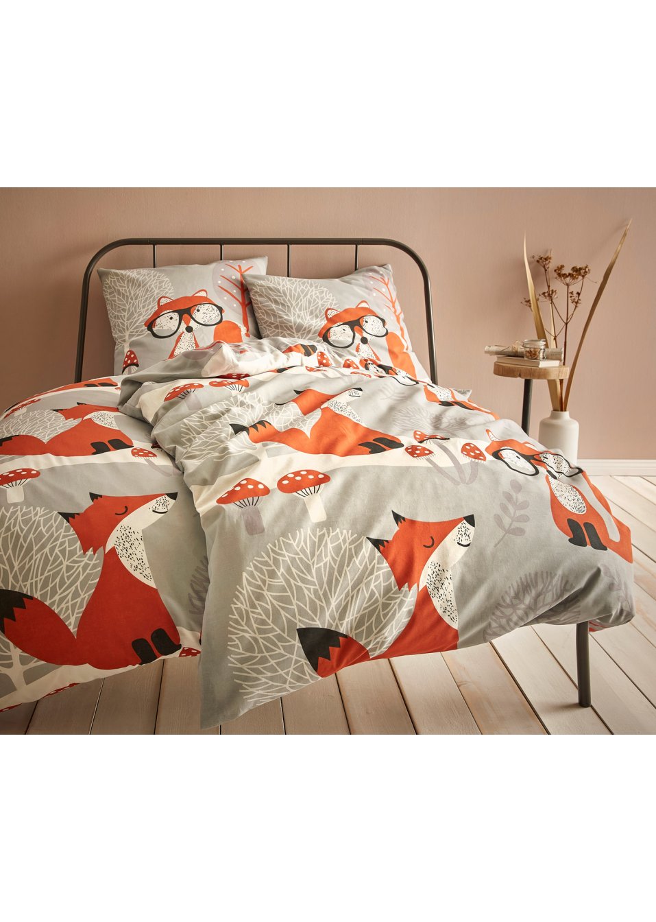 Parure de lit motif renard