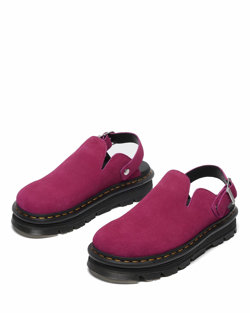 DR. MARTENS<br>Mules de camurça fechadas ZebZag