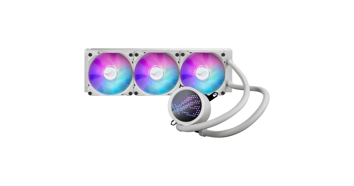 ASUSRYUO III 360 ARGB White edition waterkoeling  (Wit, 4-pins PWM fan-connector)