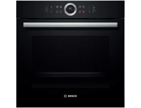 Bosch Serie | 8 HBG634BB1 - Ovn - til indbygning - niche - bredde: 56 cm - dybde: 55 cm - højde: 58.5 cm - med selv-rengøring - Klasse A  - sort