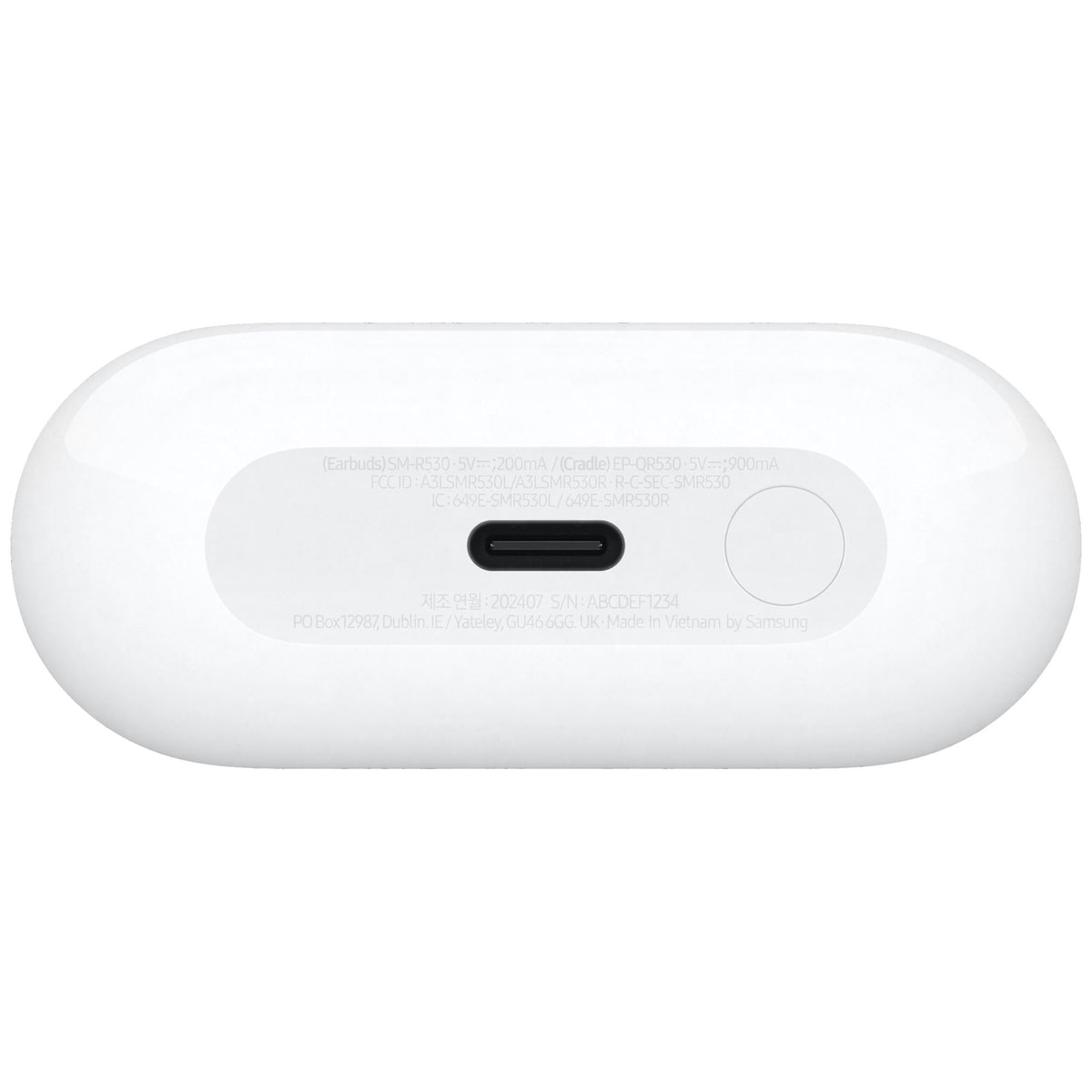 Samsung Galaxy Buds3 helt trådløse in-ear hodetelefoner (hvit)