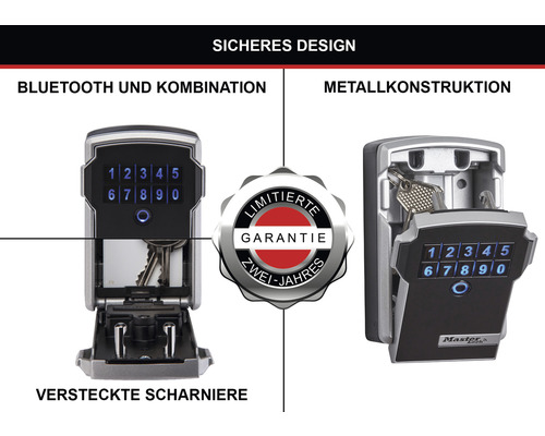 Master Lock 5441EURD sleutelkluis met Bluetooth