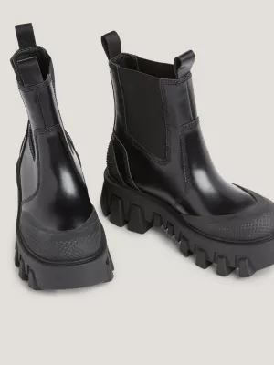 Botas Chelsea de couro robusto