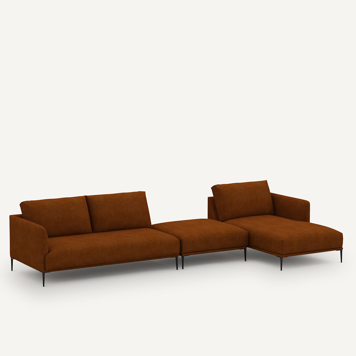 AM.PM<br>Cadeira longa trançada mêlée, design Oscar E. Gallina